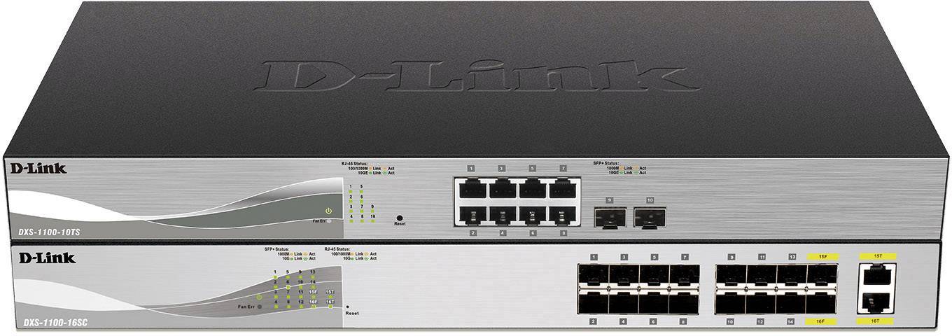 D-Link D-LINK 16-Port Smart Managed 10G SFP+ Netzwerk Switch