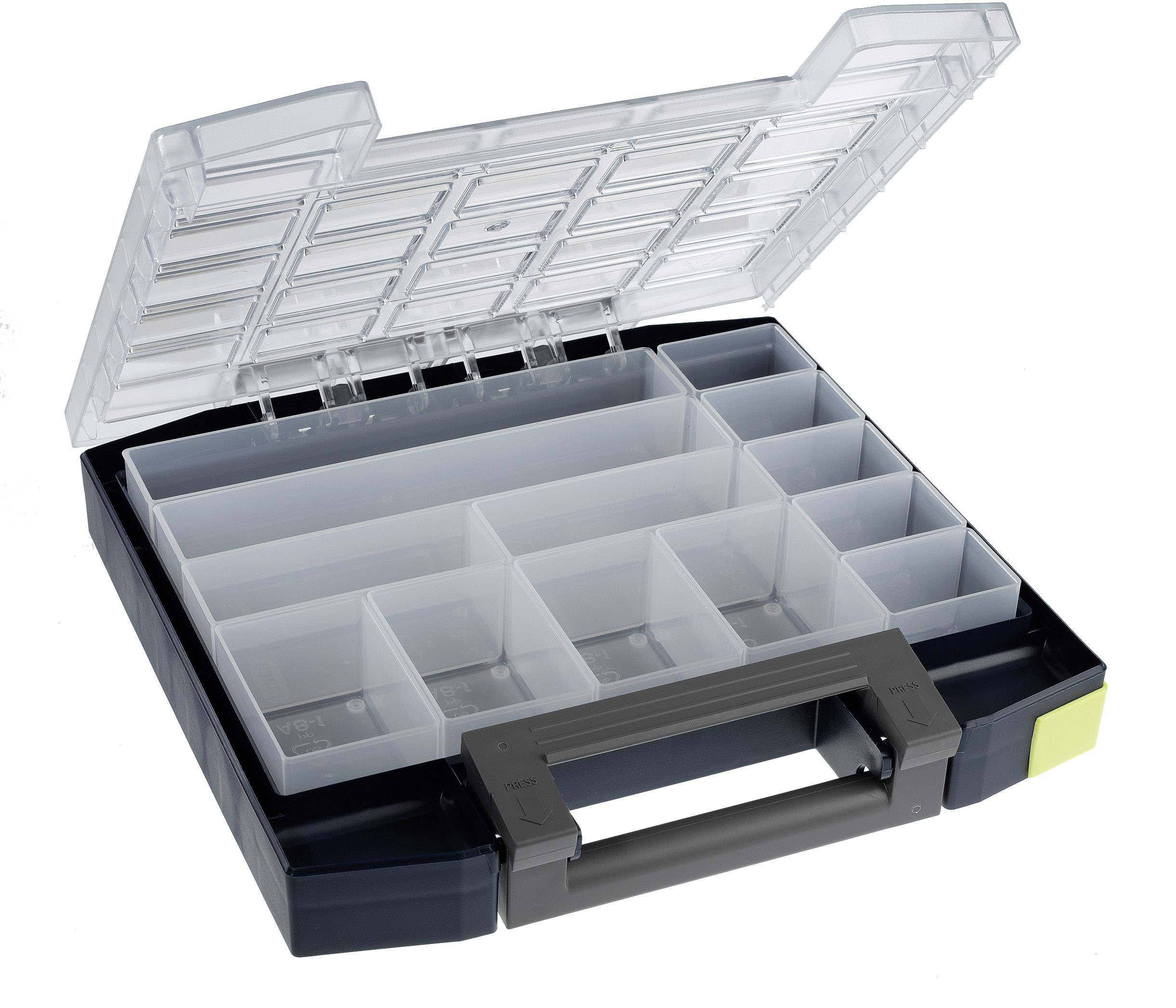 raaco Boxxser 55 5x5-13 Sortimentskoffer (B x H x T) 298 x 55 x 284 mm Anzahl Fächer: 13   1 St.