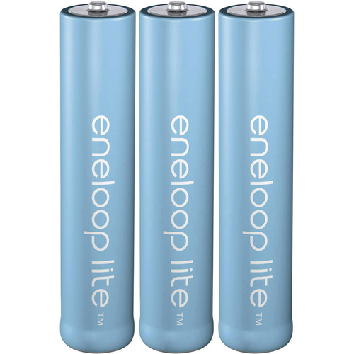 Panasonic eneloop Lite HR03 Pile rechargeable LR3 (AAA) NiMH 550 mAh 1.2 V 3 pc(s)