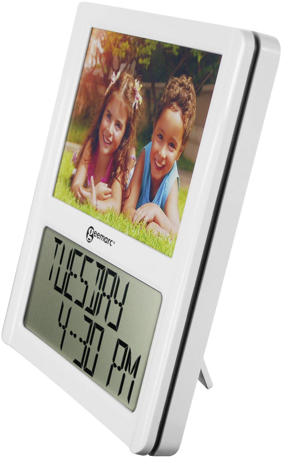 Geemarc VISO5_WH_VDE Funk Tischuhr Weiß