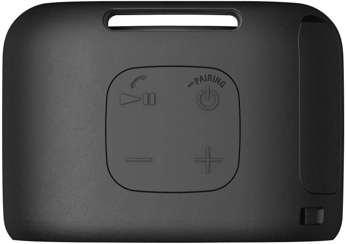 Sony SRS-XB01 Bluetooth® Lautsprecher AUX, Wasserfest Schwarz