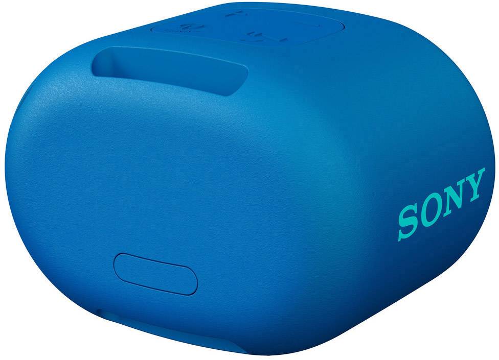 Sony SRS-XB01 Bluetooth® Lautsprecher AUX, Wasserfest Blau