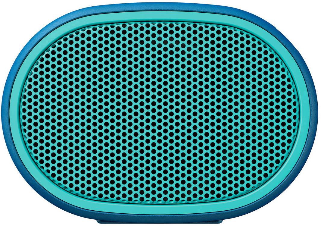 Sony SRS-XB01 Bluetooth® Lautsprecher AUX, Wasserfest Blau