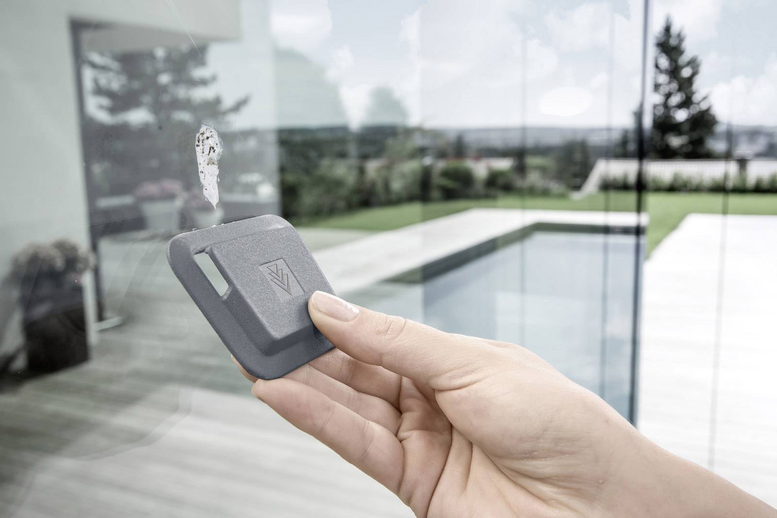 Kärcher Home & Garden Sprühflaschen-Set Extra Fenstersauger Zubehör Weiß, Schwarz