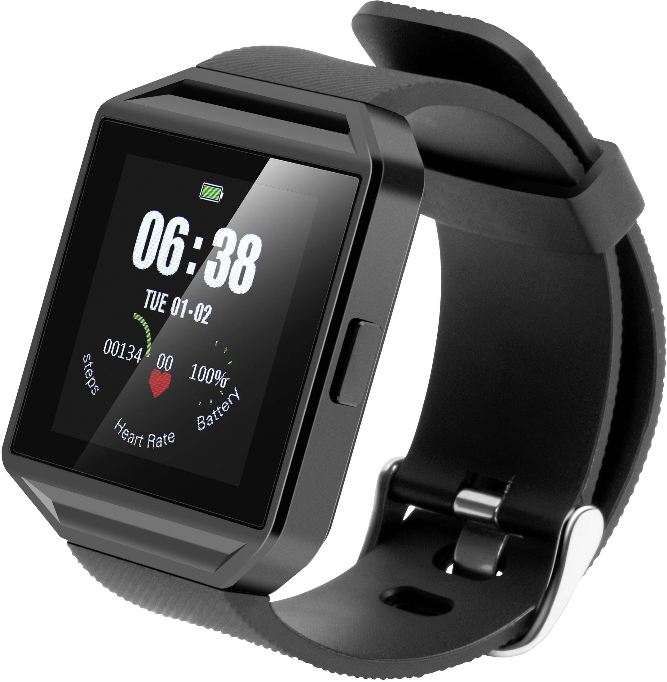 TrendGeek TG-SW2HR Smartwatch Schwarz