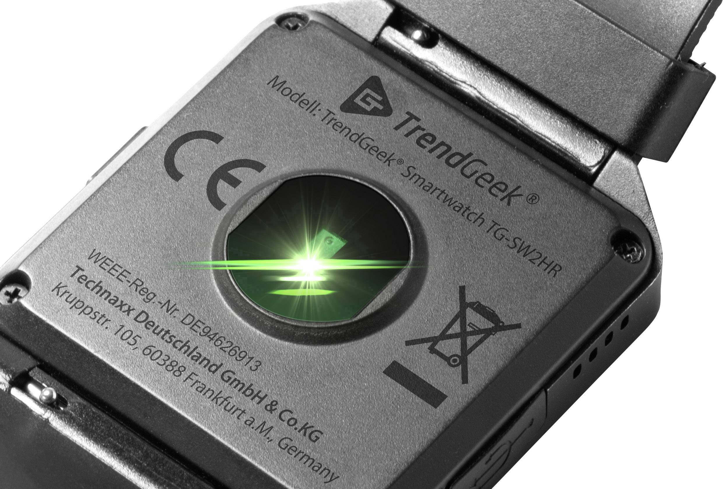 TrendGeek TG-SW2HR Smartwatch Schwarz