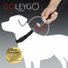Hundeleine mit Halsband GoLeyGo Schwarz Größe L 1 St.