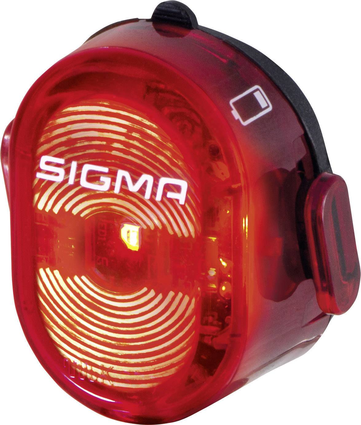 Sigma Fahrrad-Rücklicht NUGGET II akkubetrieben Rot, Schwarz