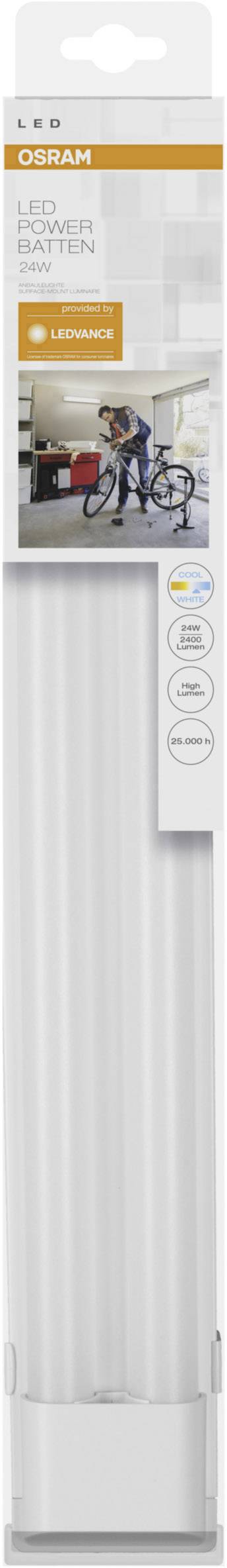 LEDVANCE LED Power Batten L LED-Unterbauleuchte 24 W Neutralweiß Weiß