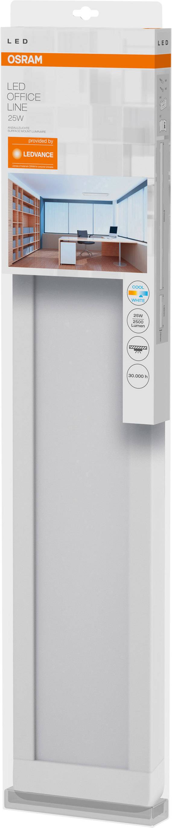 LEDVANCE 4058075271463 LED Office Line L LED-Deckenleuchte 25W