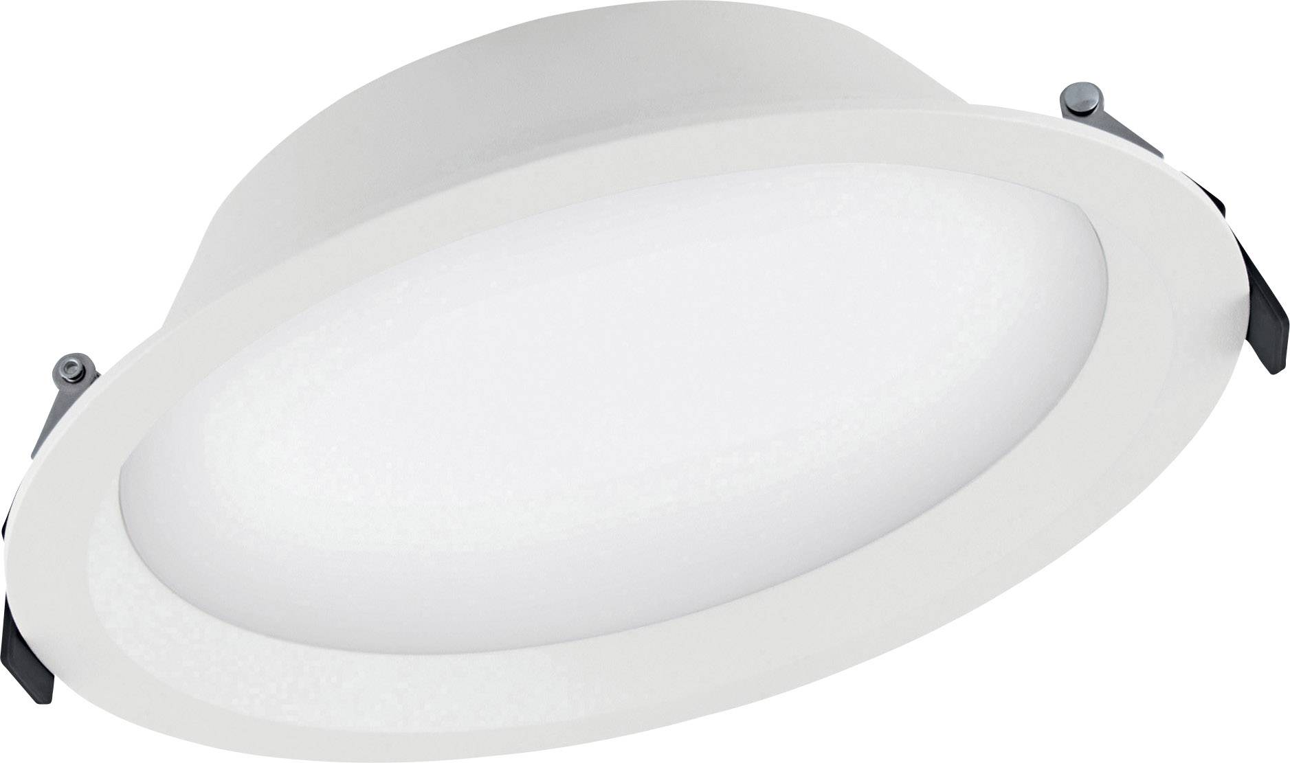 LEDVANCE 4058075091498 DOWNLIGHT ALU LED-Bad-Einbauleuchte 25 W Weiß