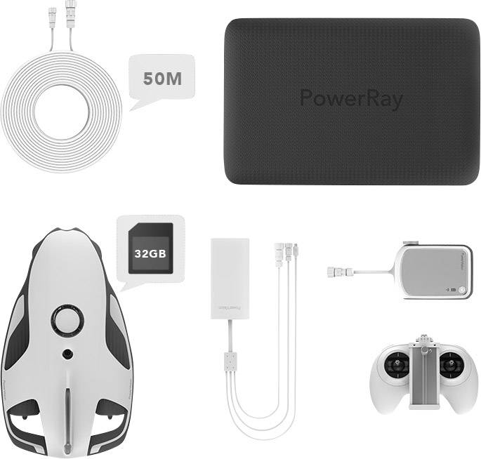 PowerVision PowerRay Explorer Unterwasser-Drohne RtR 465 mm