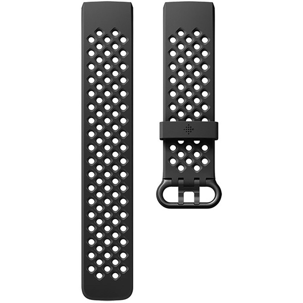 Bracelet de rechange FitBit Charge 3 Sportarmband FB168SBBKS Taille=S noir 1 pc(s)