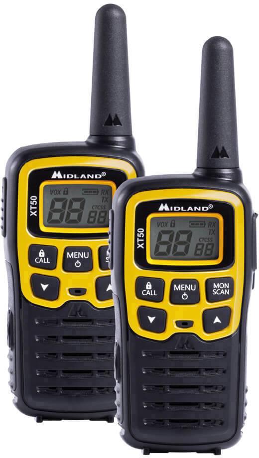 Midland XT50 Adventure C1178.S2 PMR-Handfunkgerät 4er Set