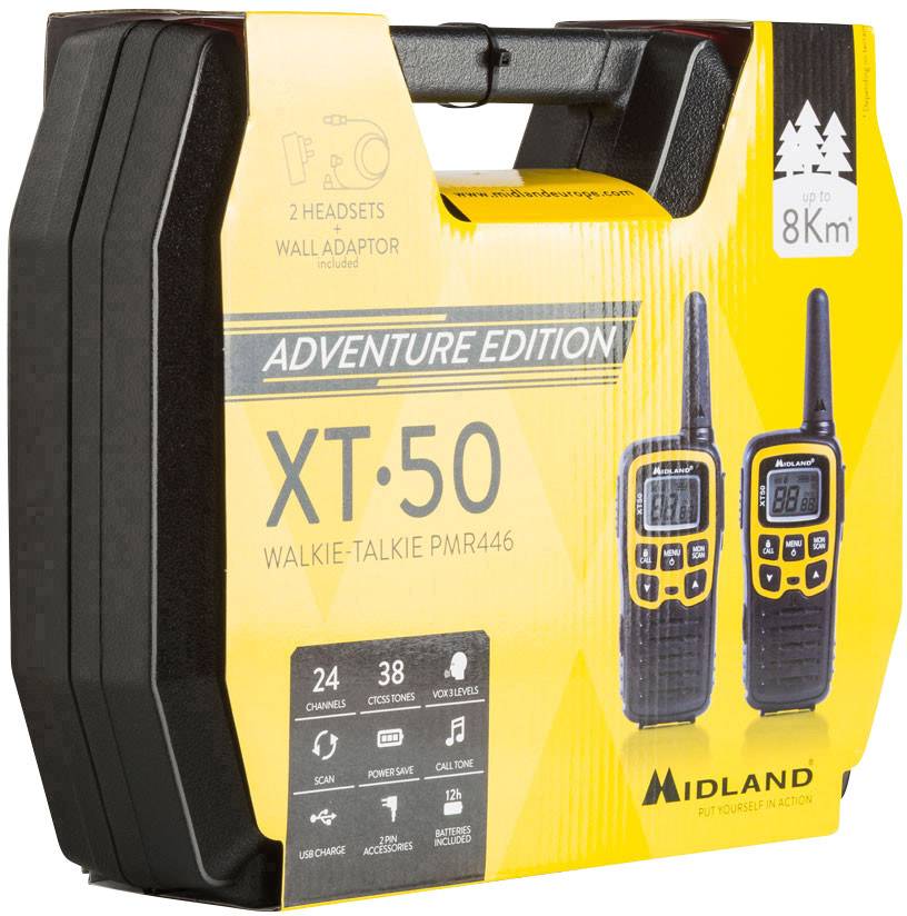 Midland XT50 Adventure C1178.S2 PMR-Handfunkgerät 4er Set