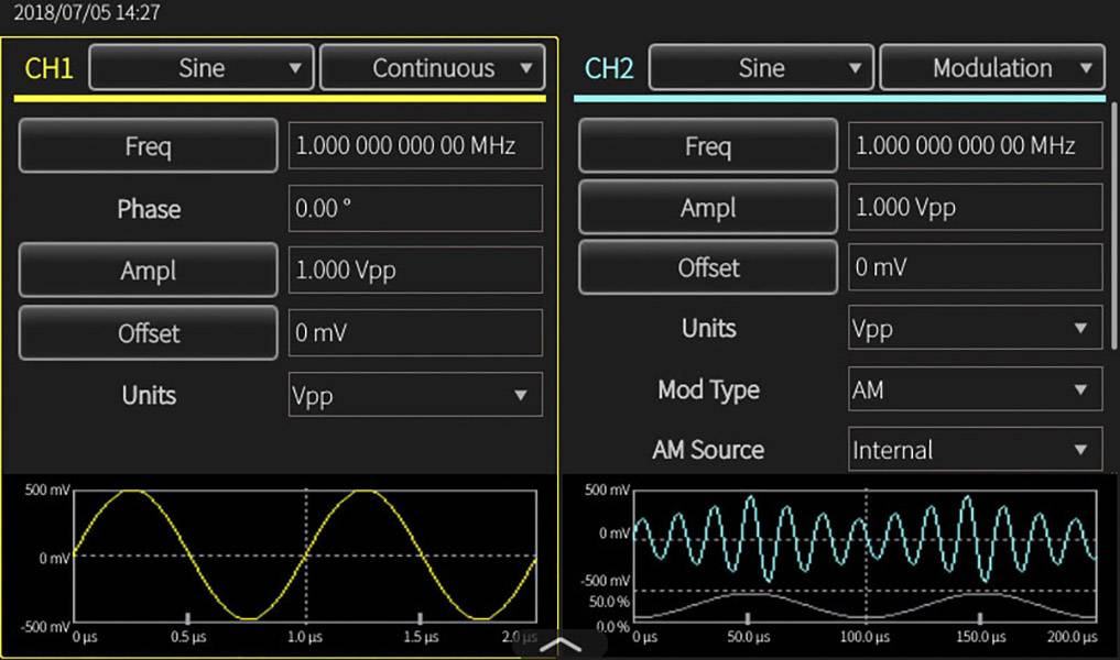 Tektronix AFG31051 Funktionsgenerator netzbetrieben 0.000001 Hz - 50 MHz 1-Kanal Arbiträr, Dreieck