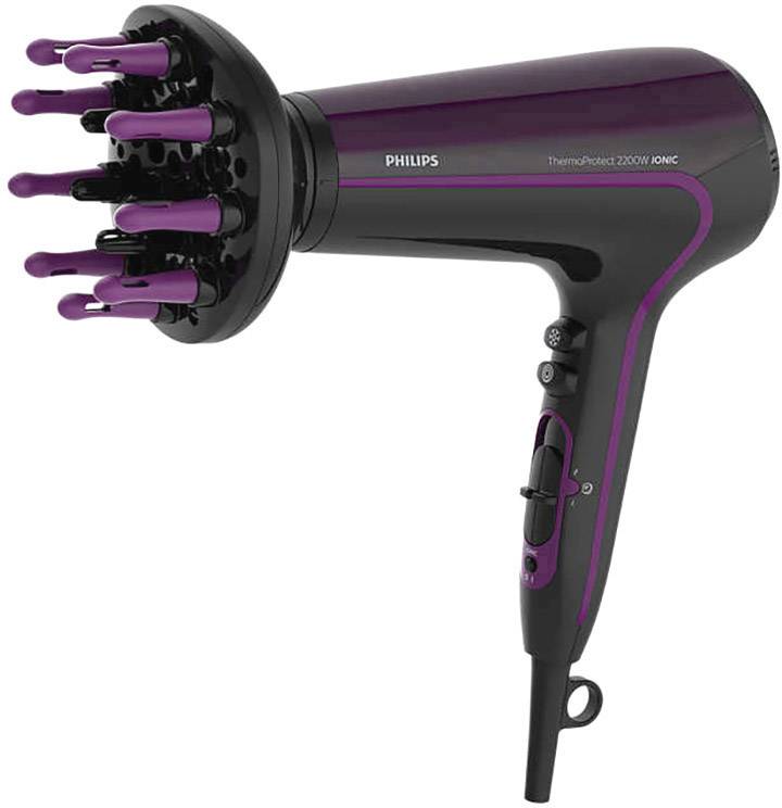 Philips HP8233/00 Haartrockner Schwarz (glänzend), Violett