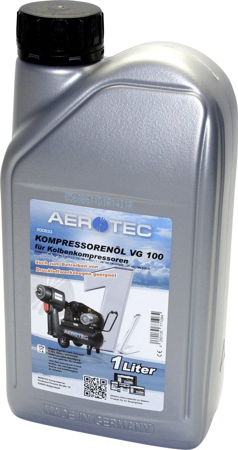 Aerotec VG 100 200633 Kompressorenöl 1 l