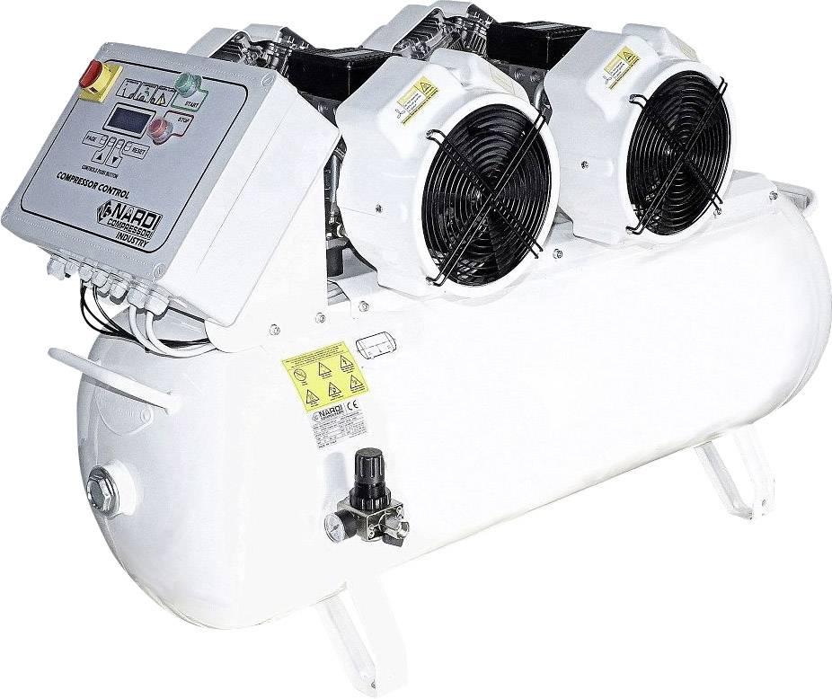 Aerotec Druckluft-Kompressor AEROMEDIC XTR 8V 270L 270l 10 bar