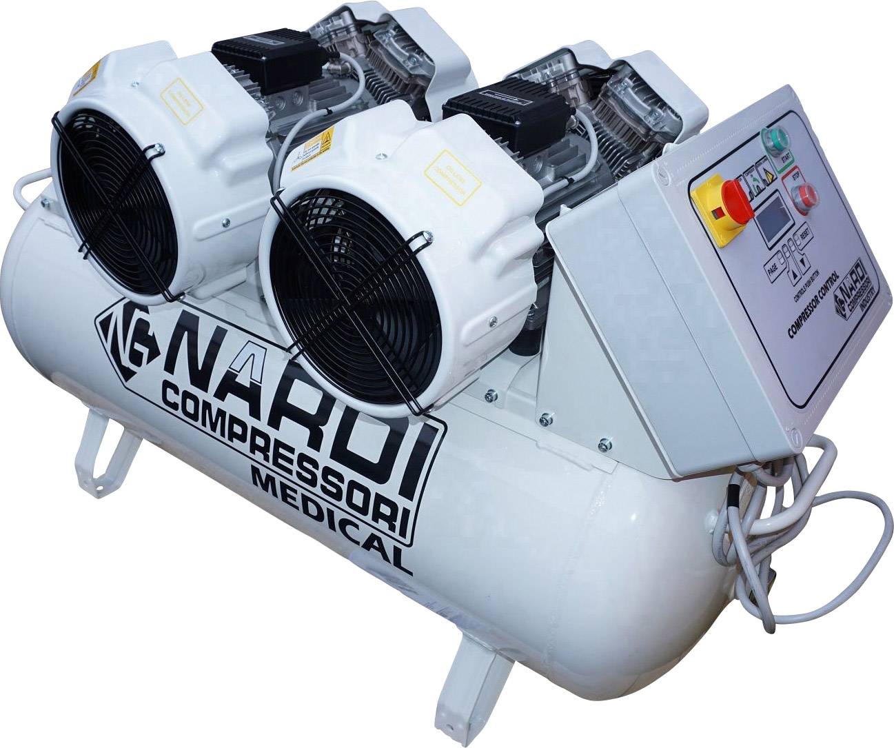 Aerotec Druckluft-Kompressor AEROMEDIC XTR 8D 270L 270l 10 bar