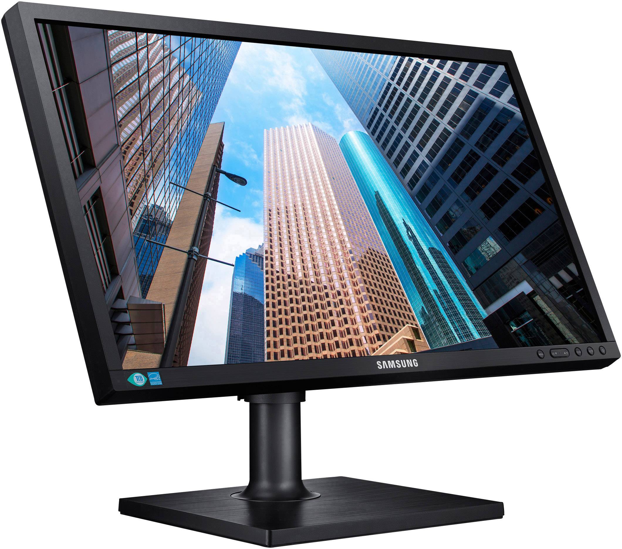 Samsung S24E650PL LED-Monitor 59.9 cm (23.6 Zoll) EEK G (A - G) 1920 x 1080 Pixel Full HD 4 ms VGA, DisplayPort, HDMI®, Audio-Line-in, Audio-Line-out