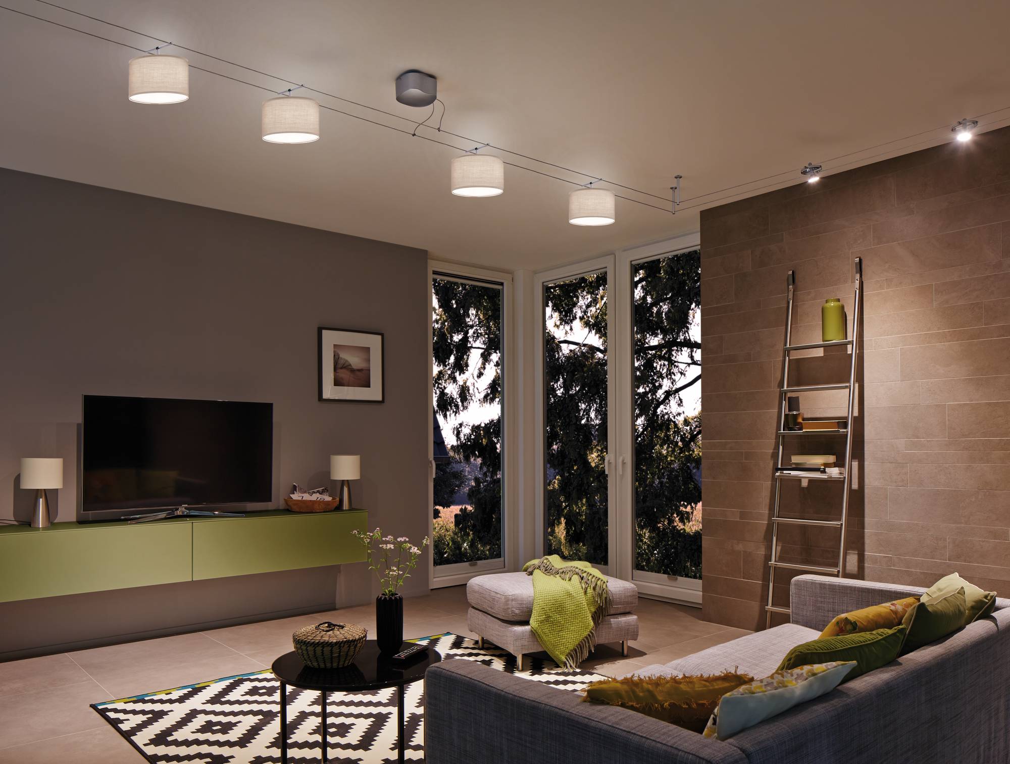 Paulmann Tessa 60352 Lampenschirm Hellgrau