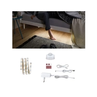 Paulmann Night Comfort 70955 LED-Streifen-Komplettset mit Bewegungsmelder mit Stecker 12V 1m Warmweiß 1St. Paulmann Night Comfort 70955 LED-Streifen-Komplettset mit Bewegungsmelder mit Stecker 12V 1m Warmweiß 1St.