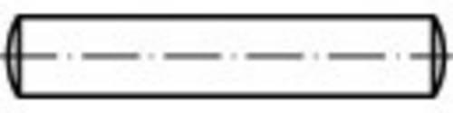 TOOLCRAFT TO-5363064 Zylinderstift 12mm Edelstahl A4 10St.