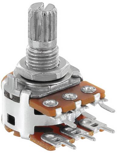 Alpha RV16A01F20KA10KM RV16A01F20KA10KM Dreh-Potentiometer Stereo 0.05 W 10 kΩ 1 St.