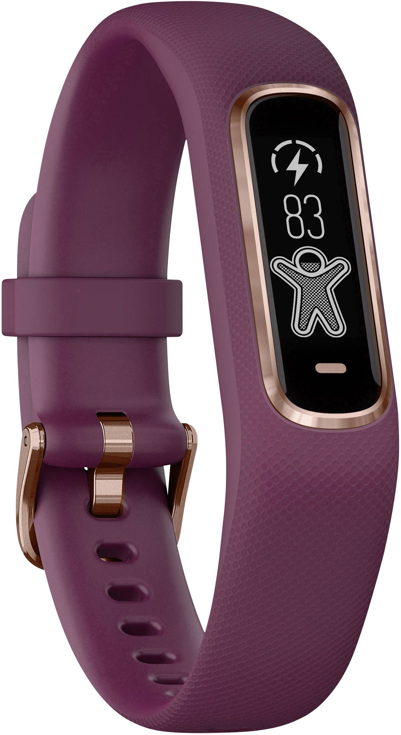 Garmin Vivosmart 4 Fitness-Tracker   S/M Dunkelrot