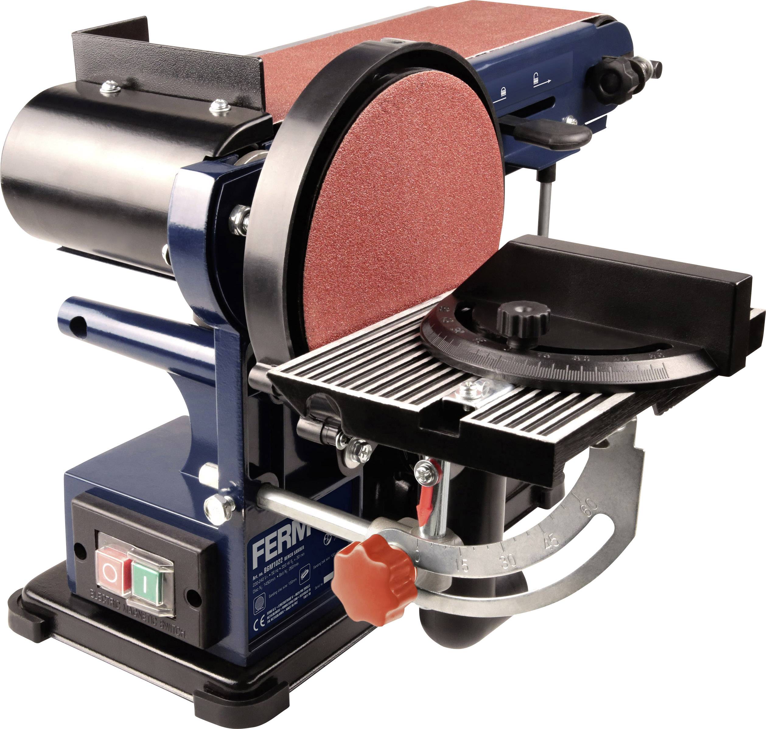 Ferm BGM1022 BGM1022 Bandschleifer 350 W Band-Breite 100 mm Band-Länge 915 mm