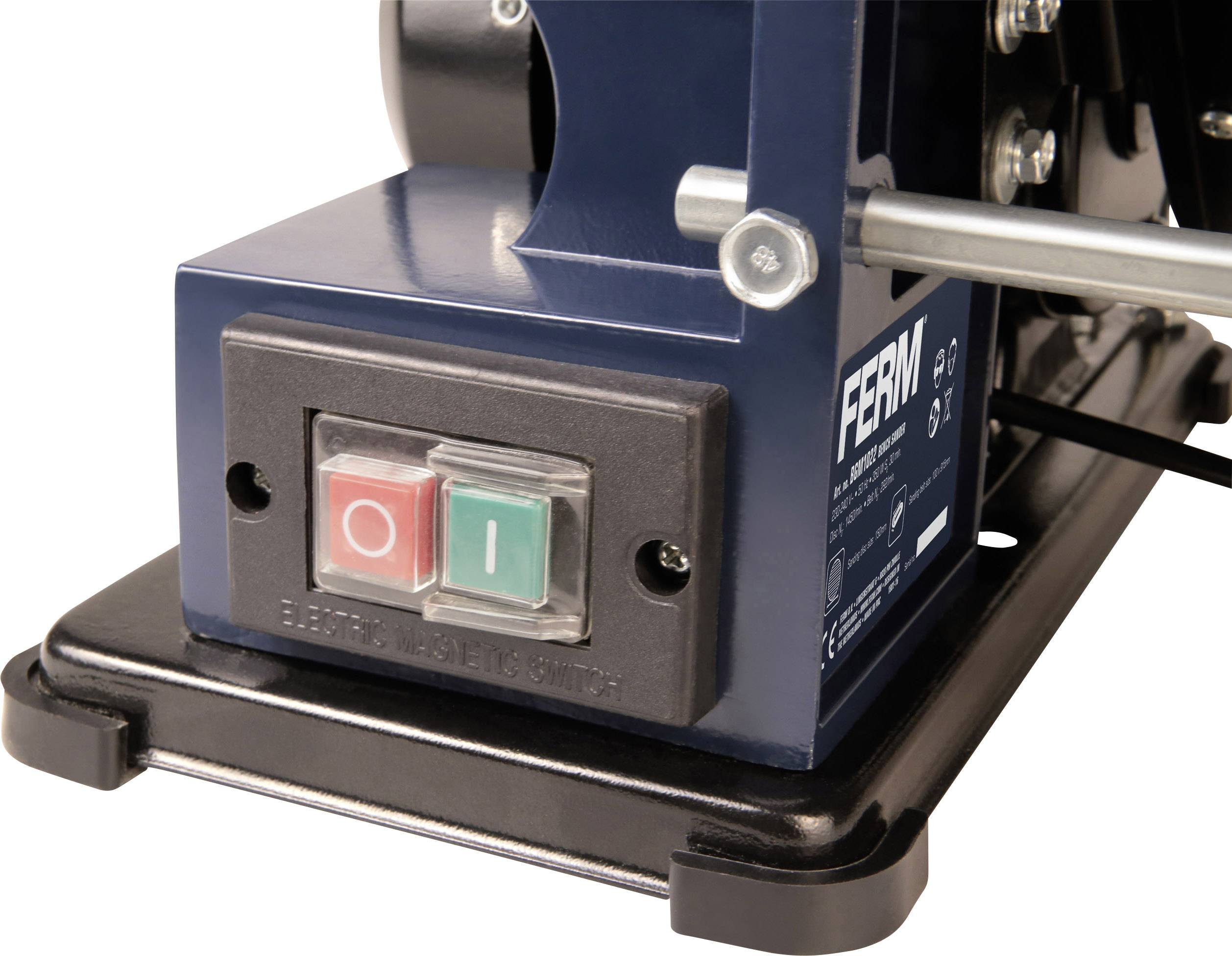 Ferm BGM1022 BGM1022 Bandschleifer 350 W Band-Breite 100 mm Band-Länge 915 mm