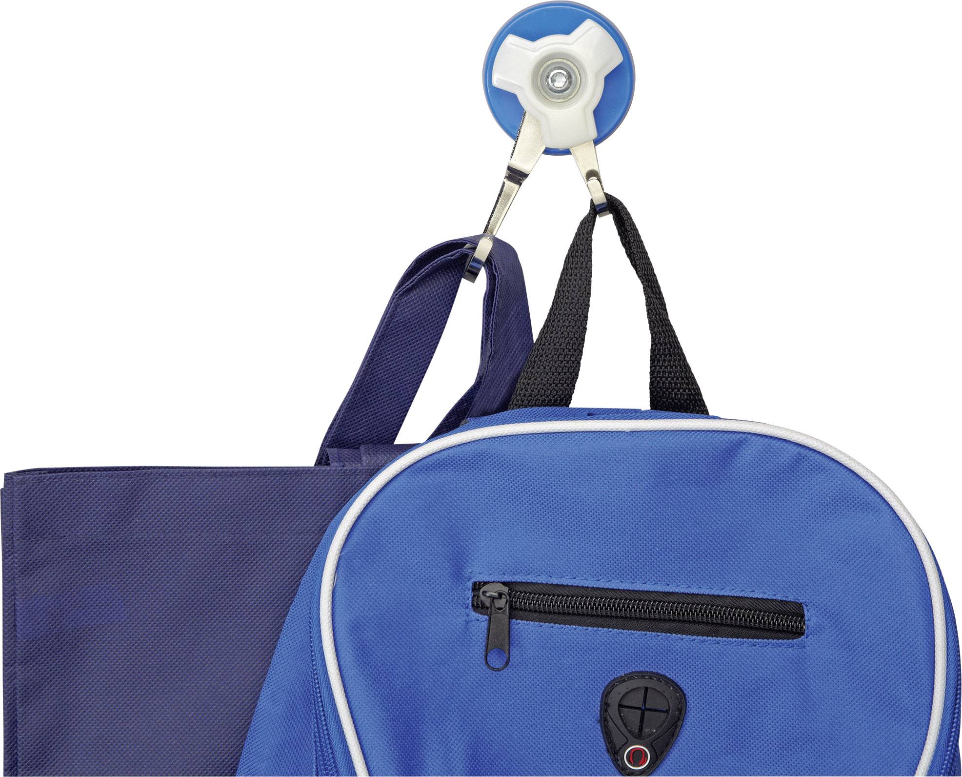 Maul Magnet (Ø x H) 56 mm x 40 mm rund, mit Doppelhaken Blau, Silber 1 St. 6155935