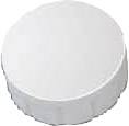 Maul Magnet MAULsolid (Ø x H) 15 mm x 7 mm rund Weiß 10 St. 6161502