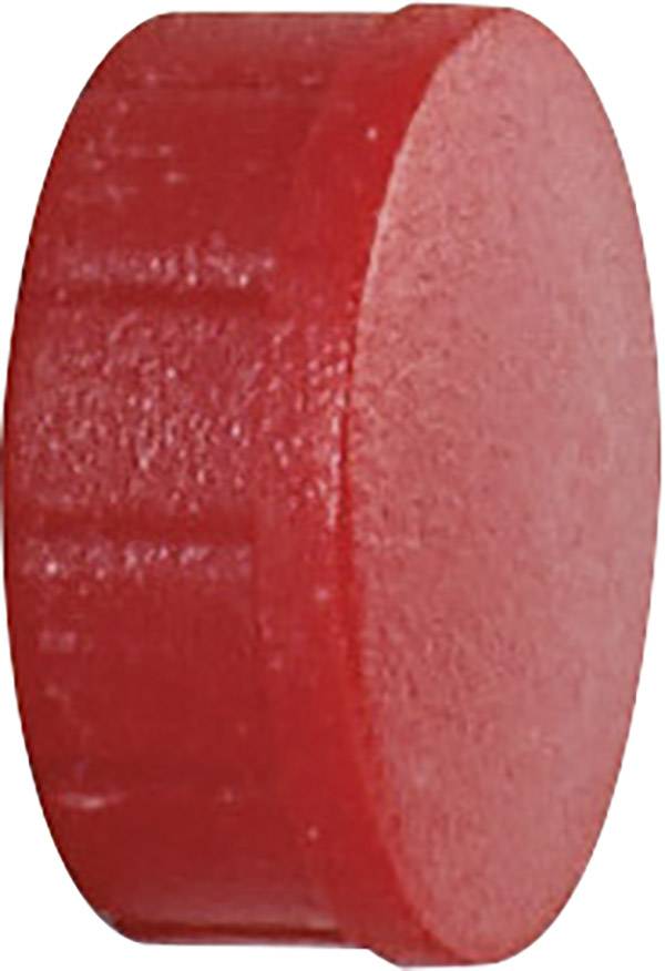Maul Magnet MAULsolid (Ø x H) 15 mm x 7 mm rund Rot 10 St. 6161525