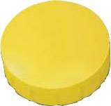 Maul Magnet MAULsolid (Ø x H) 20 mm x 7.5 mm rund Gelb 10 St. 6162013