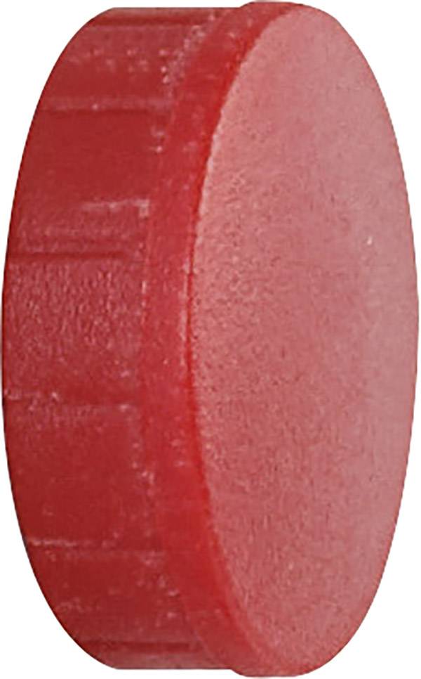 Maul Magnet MAULsolid (Ø x H) 20 mm x 7.5 mm rund Rot 10 St. 6162025