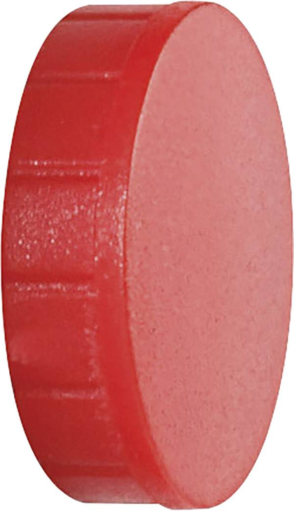 Maul Magnet MAULsolid (Ø x H) 24 mm x 8 mm rund Rot 10 St. 6162425