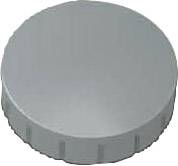 Maul Magnet MAULsolid (Ø x H) 24 mm x 8 mm rund Grau 10 St. 6162484