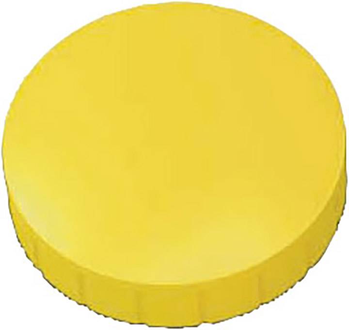 Maul Magnet MAULsolid (Ø x H) 32 mm x 8.5 mm rund Gelb 10 St. 6163213