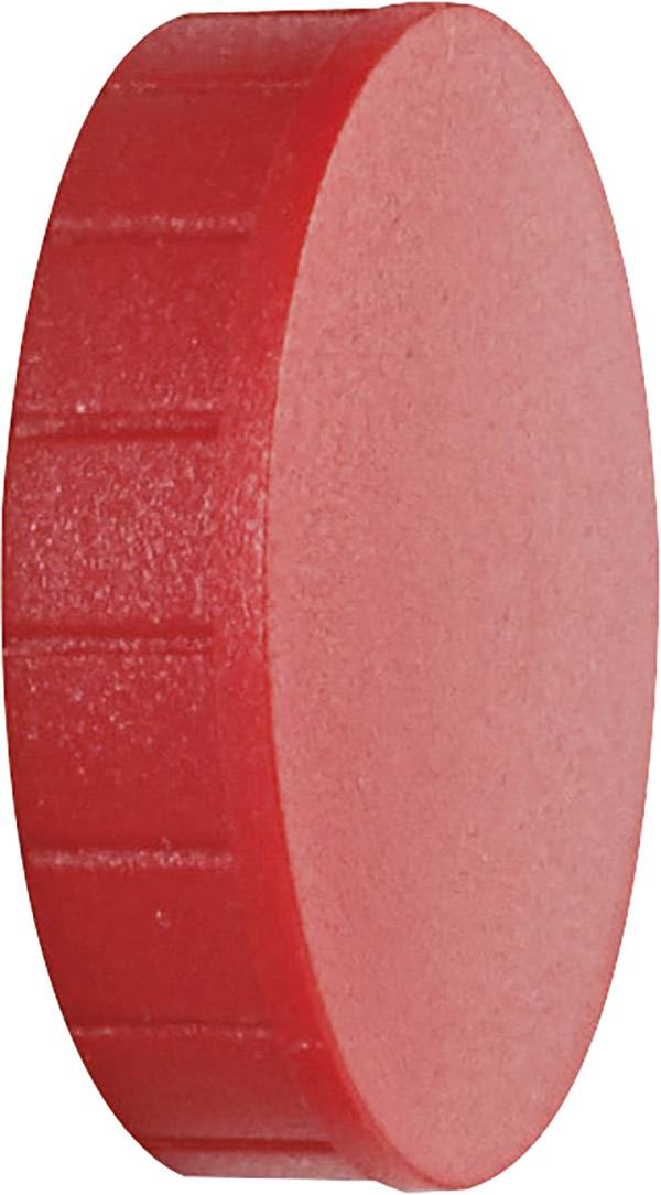 Maul Magnet MAULsolid (Ø x H) 32 mm x 8.5 mm rund Rot 10 St. 6163225