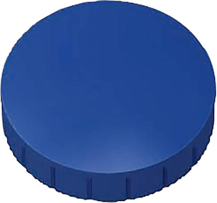 Maul Magnet MAULsolid (Ø x H) 32 mm x 8.5 mm rund Blau 10 St. 6163235