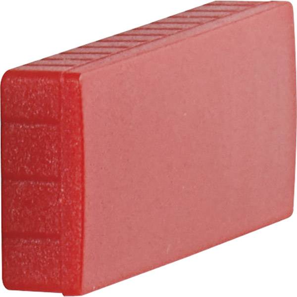 Maul Magnet MAULsolid (B x H x T) 54 x 19 x 9 mm rechteckig Rot 10 St. 6165025