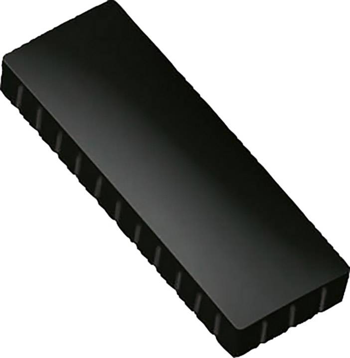 Maul Magnet MAULsolid (B x H x T) 54 x 19 x 9 mm rechteckig Schwarz 10 St. 6165090