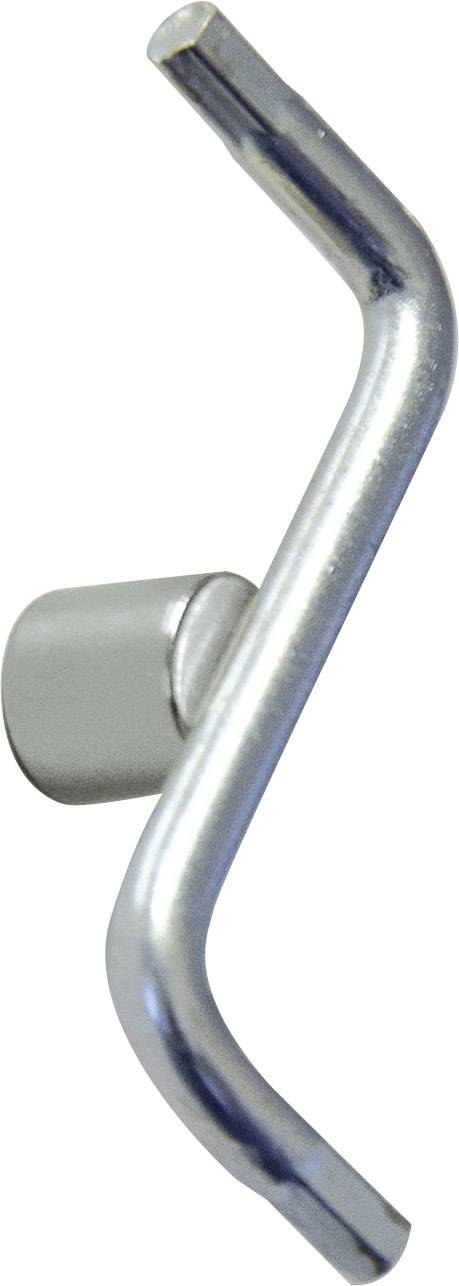 Maul Neodym Magnet (Ø x H) 10mm x 10mm Zylinder Silber 4 St. 6166896
