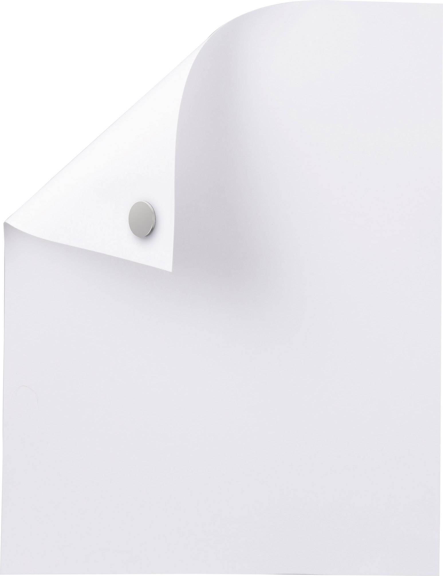 Maul Neodym Magnet (Ø x H) 10mm x 1mm Scheibe, selbstklebend Silber 20 St. 6167196