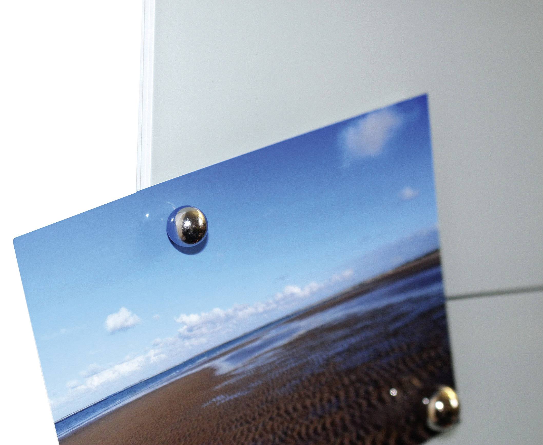 Maul Neodym Magnet (Ø) 10 mm Kugel Silber 4 St. 6167496