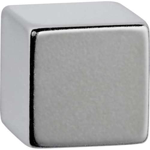 Maul Neodym Magnet (B x H x T) 20 x 20 x 20 mm Würfel Silber 1 St. 6169496