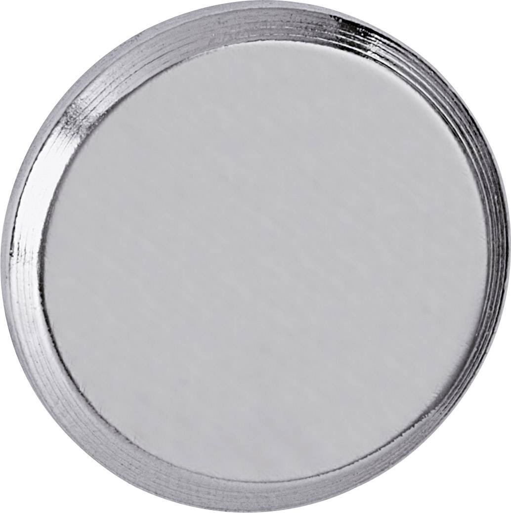 Maul Neodym Magnet (Ø x H) 22 mm x 9 mm Scheibe Silber 1 St. 6170396