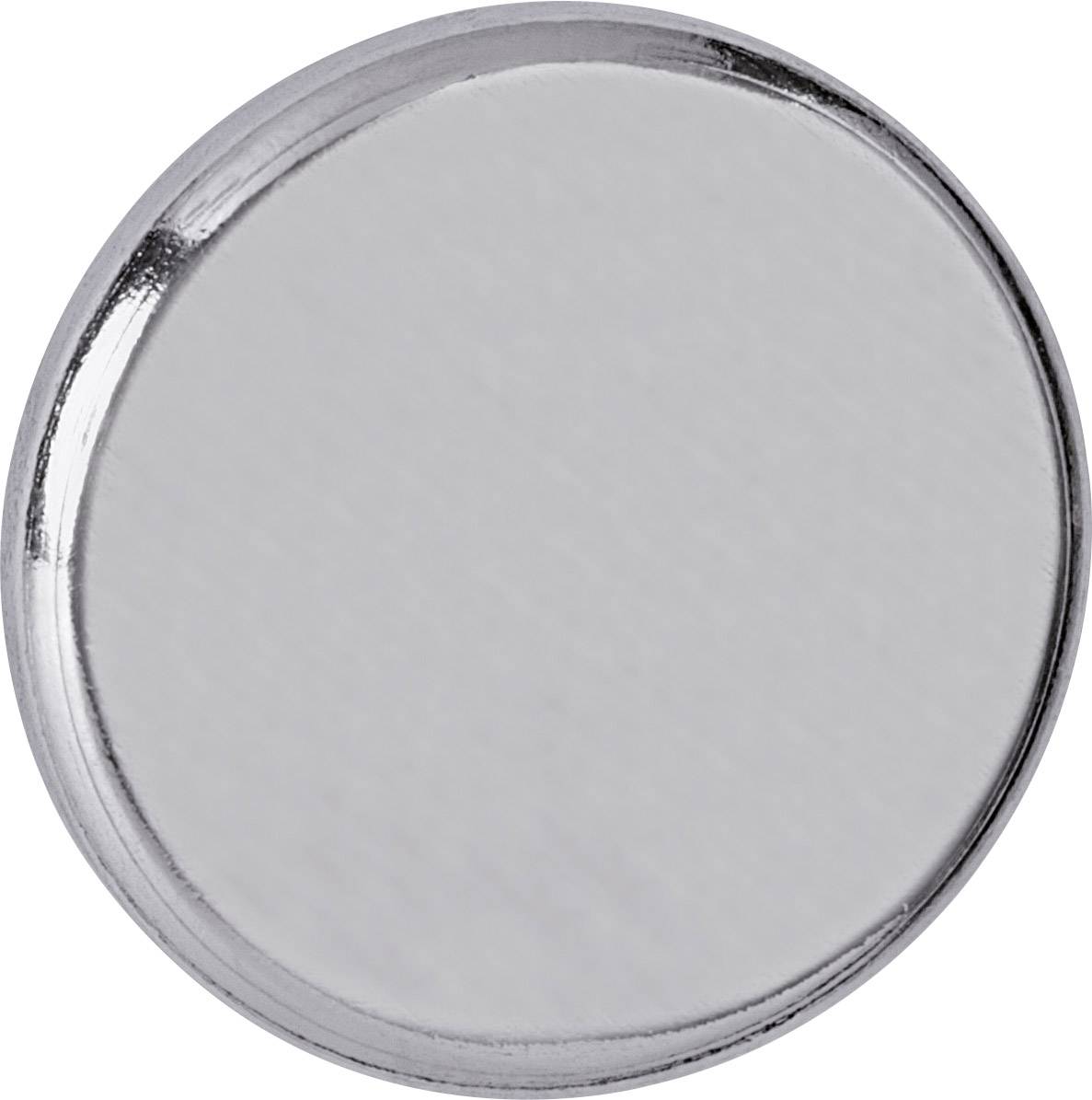 Maul Neodym Magnet 6170996 (Ø x H) 25 mm x 9 mm Scheibe Silber 1 St. 6170596